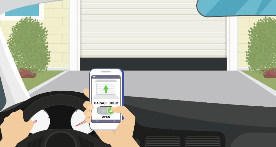 Garage door automation tips for Hoover